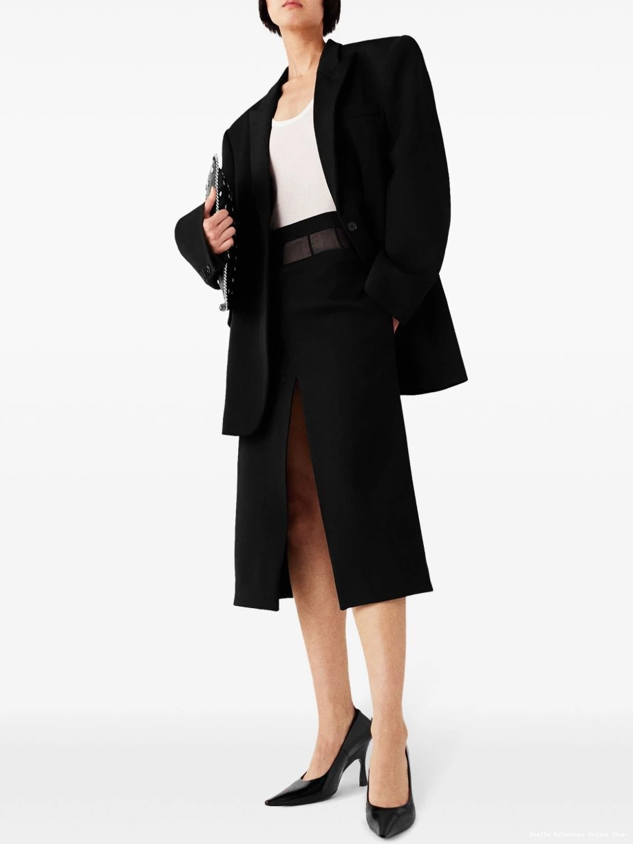 Affordable Women skirt McCartney front-slit Stella midi 0413